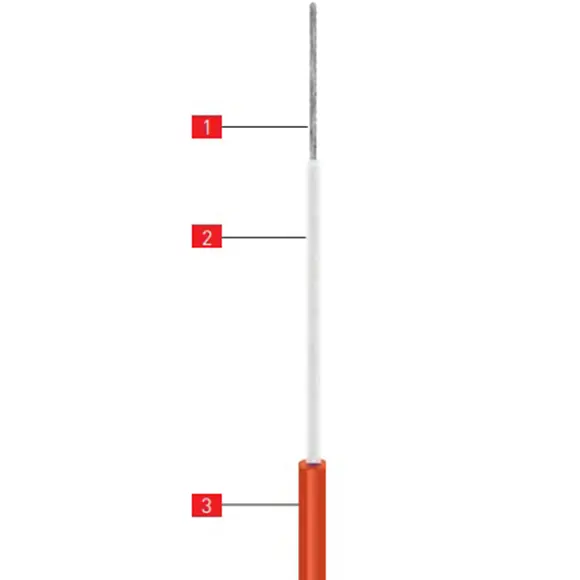 HEM-PT-68011 220 °C 'ye ye Kadar Dayanıklı Seri Dirençli Teflon Yalıtımlı Isıtma Kabloları