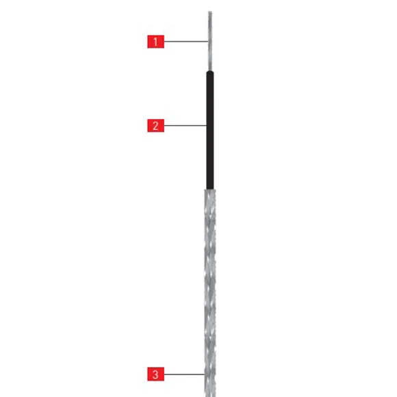 HEM-PFACuvn-69006 220 °C 'ye Kadar Dayanıklı Seri Dirençli Teflon Yalıtımlı Isıtma Kabloları