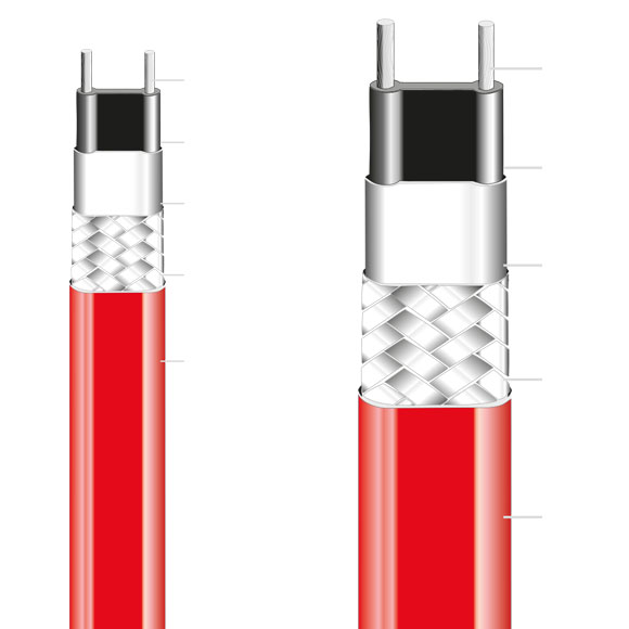 Isıtıcı Kablo HSB -150 °C - 225 °C  Kendinden Regüleli Isitici Kablo HSB