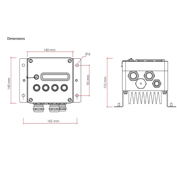 Ex proof Elektronik Termostat  Ex-Box REG/DIS-2