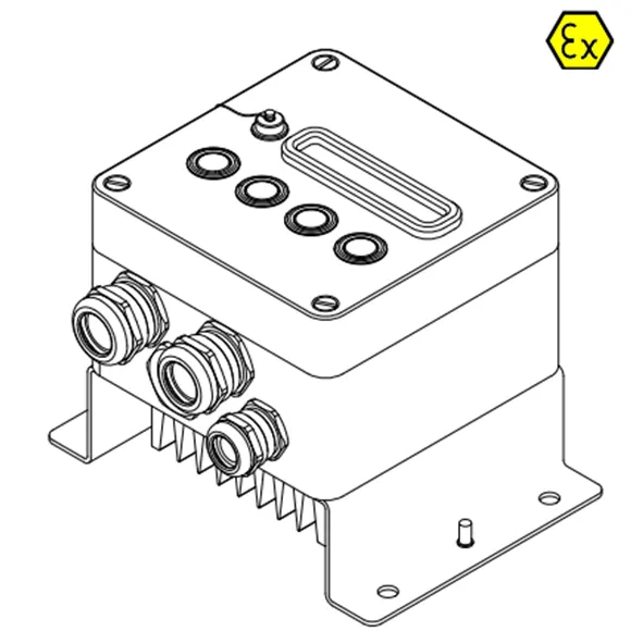 Ex proof Elektronik Termostat  Ex-Box LIM/DIS-2