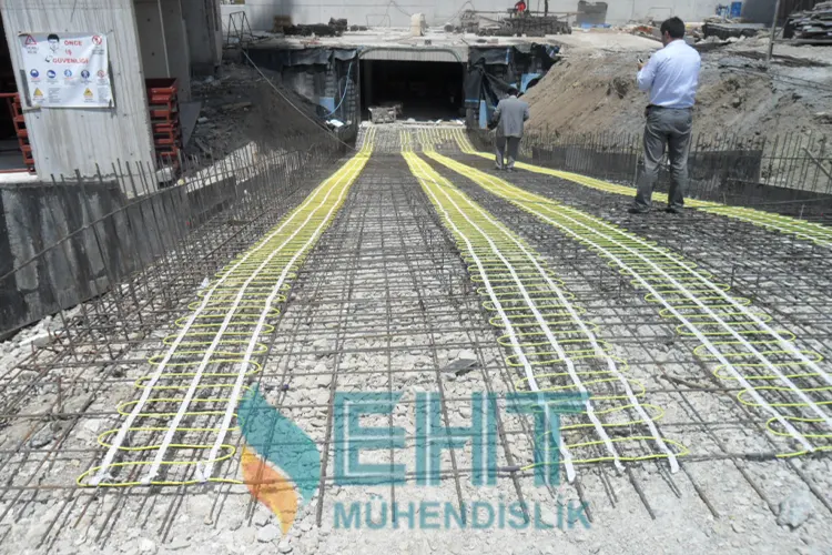 GARAJ YOL RAMPA TEKER İZİ ISITMA