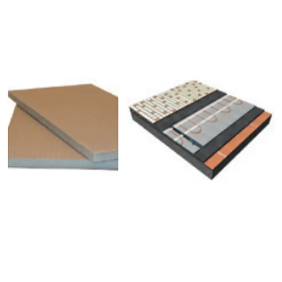 Her İki Tarafında Fiberglas ile Güçlendirilmiş Şap Kaplama Tabakası XPS Yalıtım, 6 veya 10 mm Sap Kaplı